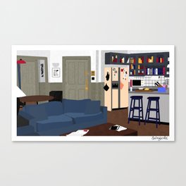 Jerry's apartment Canvas Print