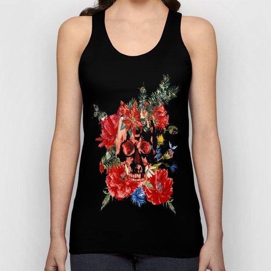 Skull Pattern Unisex Tank Top