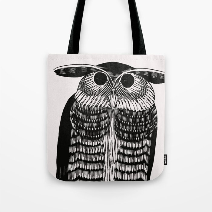Horned Owl - Samuel Jessurun de Mesquita Tote Bag