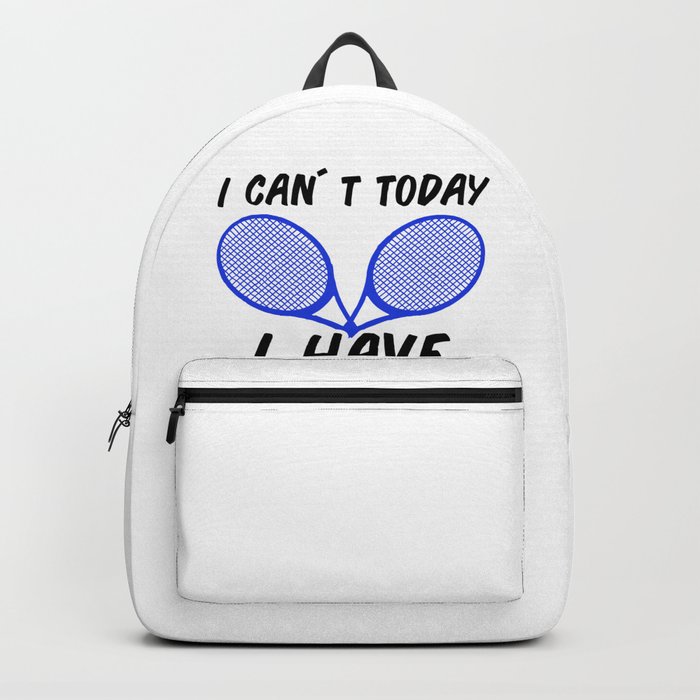 Tennis Tennisplayer Racket Tenniscoach Gift Backpack