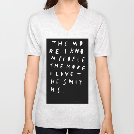 THE MORE I KNOW PEOPLE Unisex V-Neck