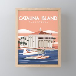 catalina Island Framed Mini Art Print