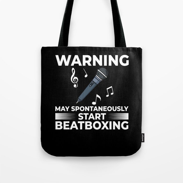 Beatboxing Music Challenge Beat Beatbox Tote Bag