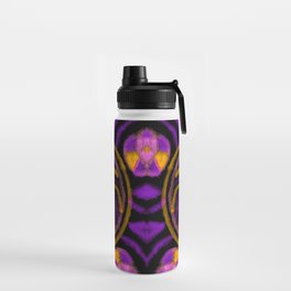 Purple and Gold Twins Water Bottle