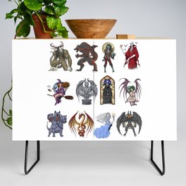 Gothic Mythical Creatures Credenza