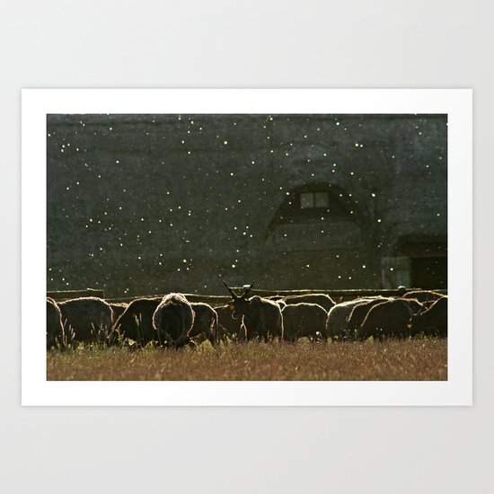 Sheep. Art Print