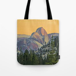 Half Dome at Sunset Tote Bag