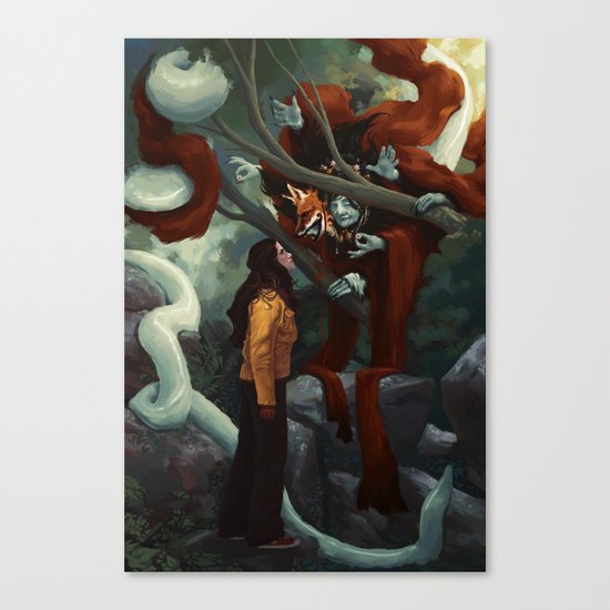 The Old Fox Canvas Print