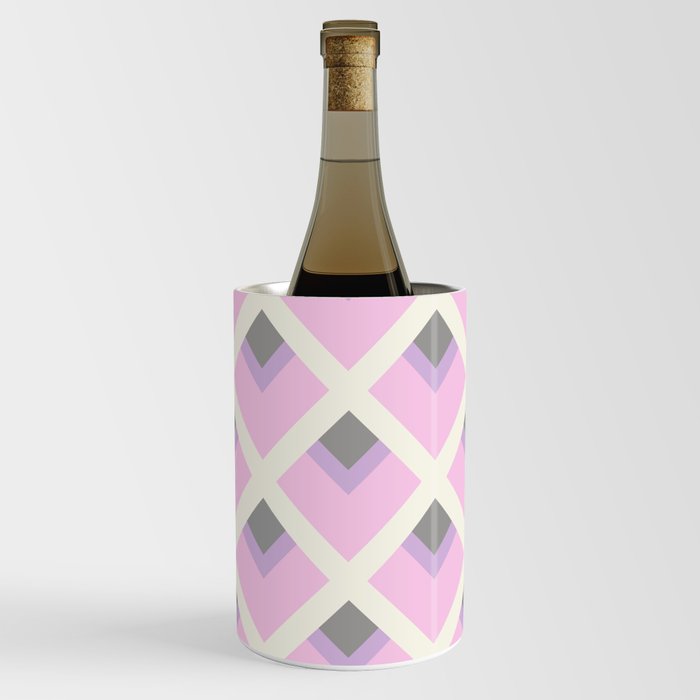 Pink geometry Wine Chiller