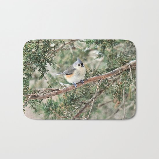 Tiny Titmouse Bath Mat