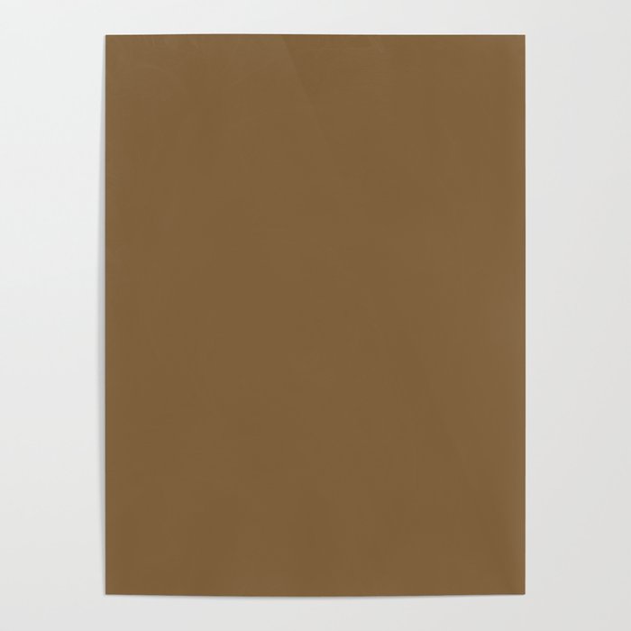 COYOTE BROWN COLOR Poster