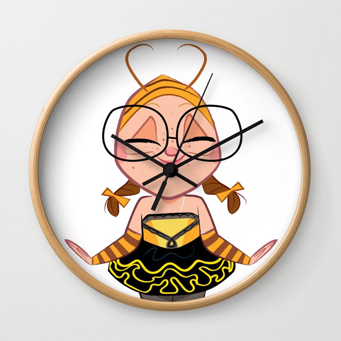 Bee Kid Wall Clock