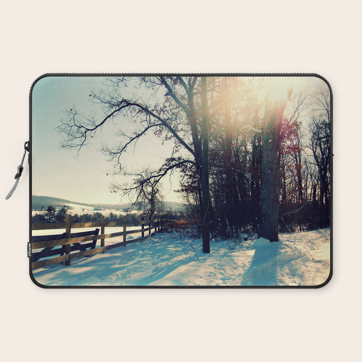 Winter S Blanket Laptop Sleeve By Gracerivera Society6