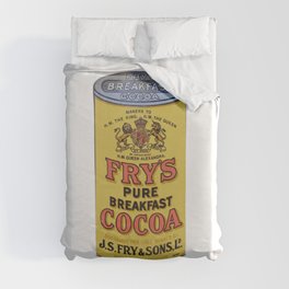 Tin Can Fry Cocoa Yellow Tin Pure Breakfast Duvet Cover