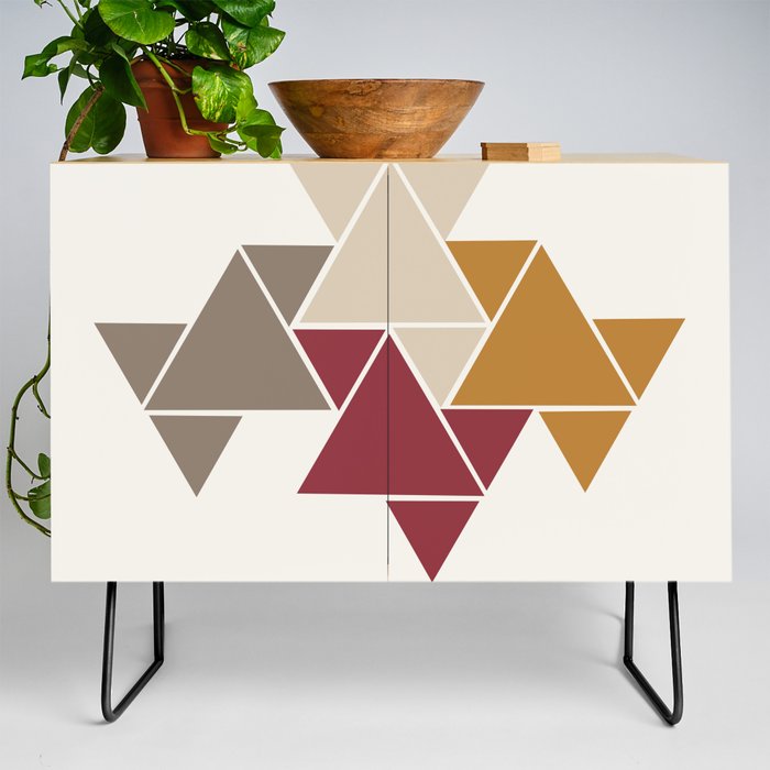 Origami abstract number 7 Credenza