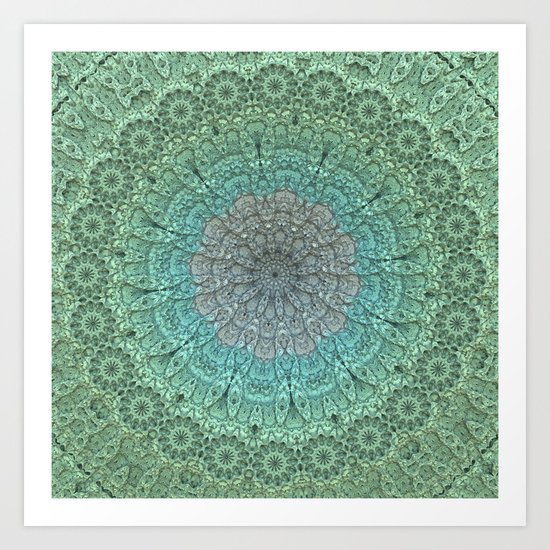 Faded Lace Art Print