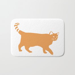 Orange Cat Bath Mat