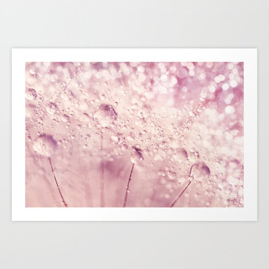 Dandy in Sparkling Pink Art Print