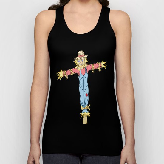 Happy Scarecrow Unisex Tank Top