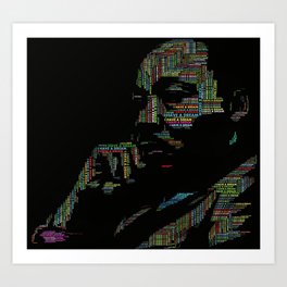 African American 'I Have A Dream' Martin Luther King portrait Art Print