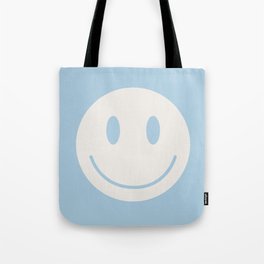 Happy Thoughts Baby Blue Tote Bag