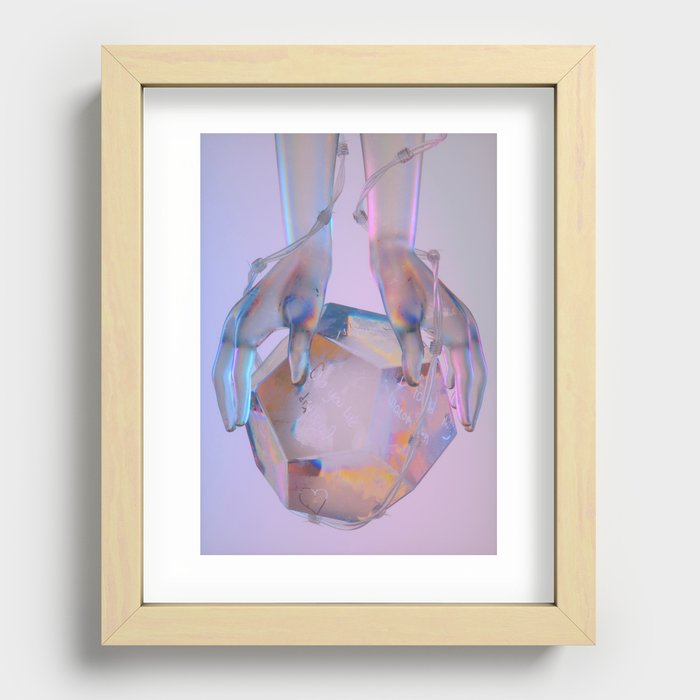 GIVING_AWAY/// Recessed Framed Print