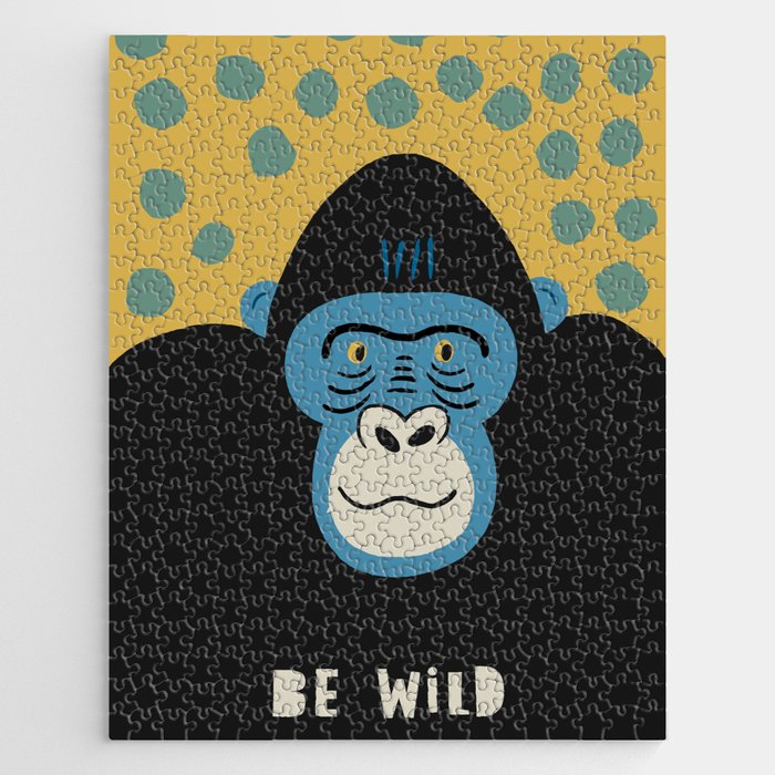 Be Wild Gorilla Jigsaw Puzzle