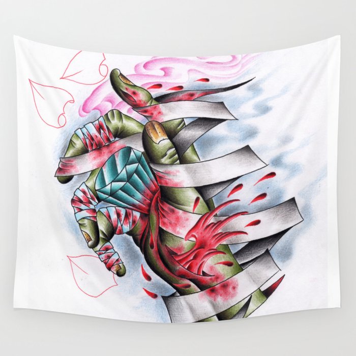 greed Wall Tapestry