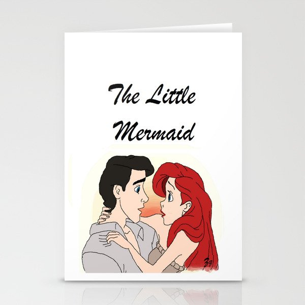 Ariel and Eric Stationery Cards