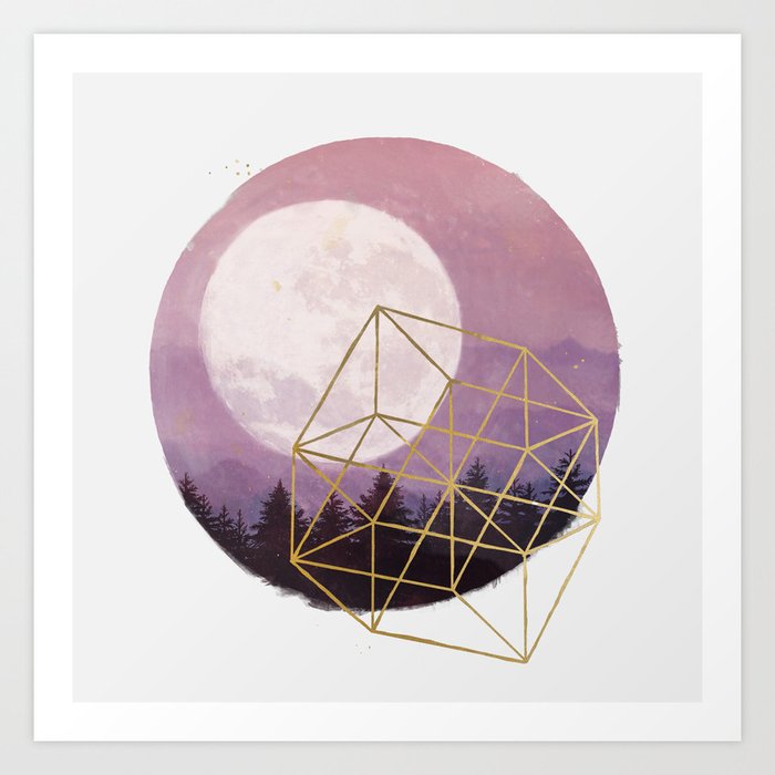moon Art Print