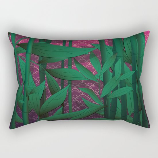 Japanese Sunset Rectangular Pillow