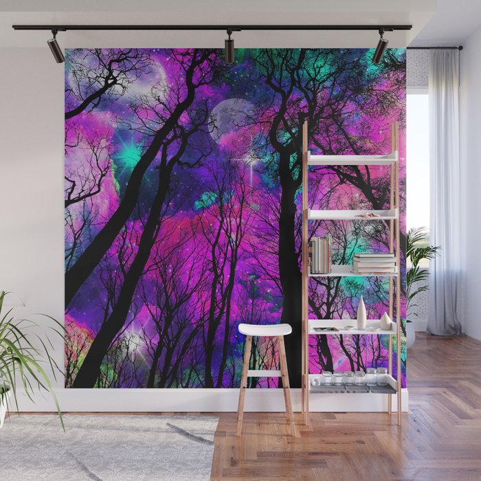 Magical forest Wall Mural by Augustinet | Society6