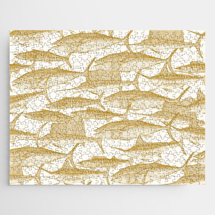 Atlantic fish gold Jigsaw Puzzle