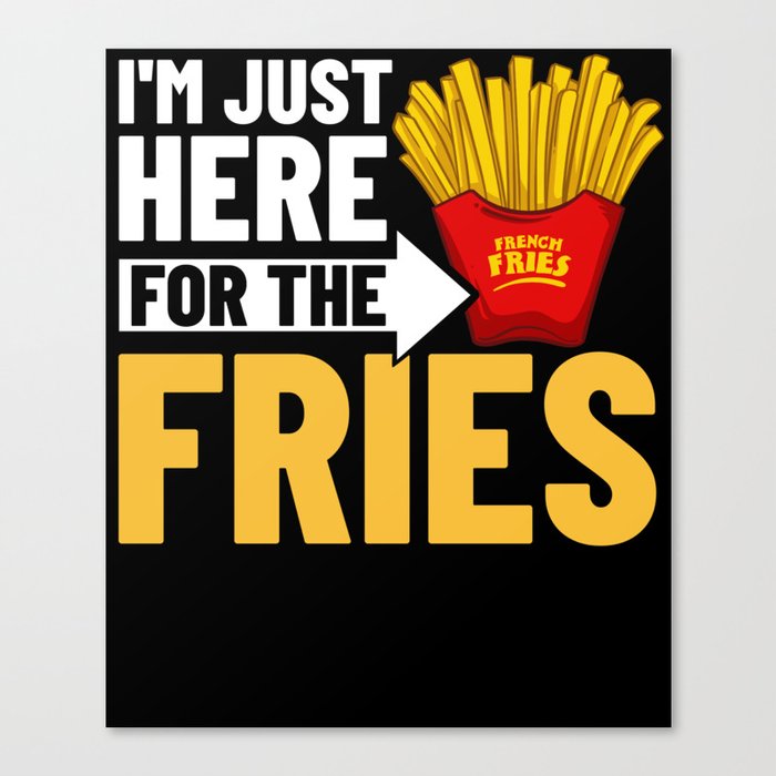 French Fries Fryer Cutter Recipe Oven Canvas Print