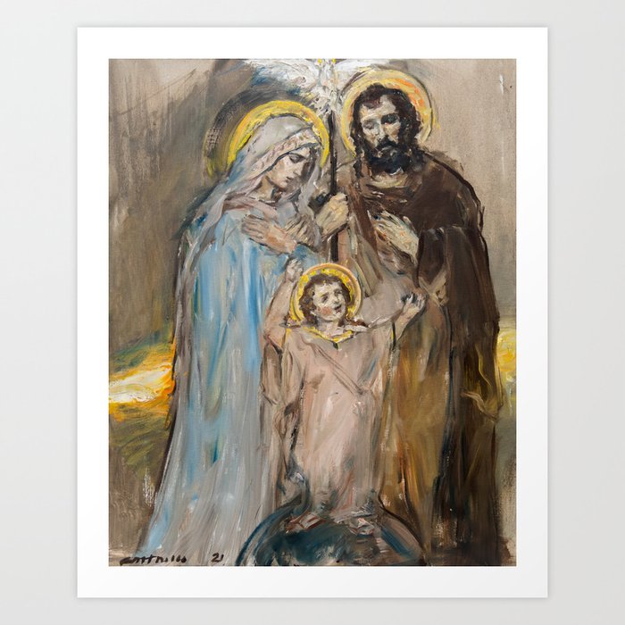 The Holy Family 8 Art Print