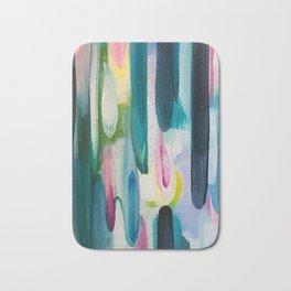 Colour Works 3 Bath Mat | Brushstrokes, Curated, Art, Pretty, Multicoloured, Artistsmask, Acrylic, Ladiesmask, Paint, Painterly 