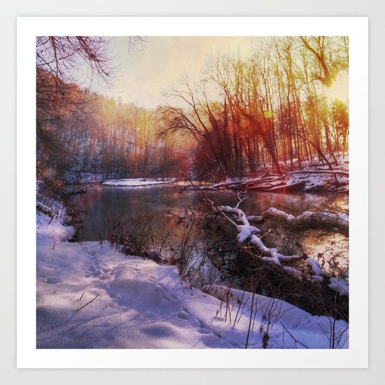 Winter Sunrise Art Print