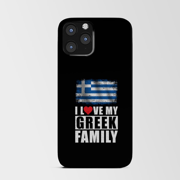 Greek Family iPhone Card Case