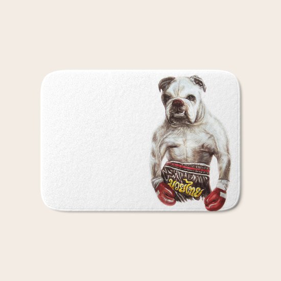 killer dog Bath Mat