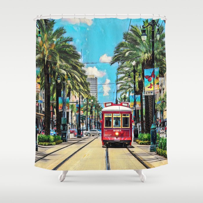 New Orleans Shower Curtain