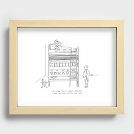 Princess and the Pea Recessed Framed Print