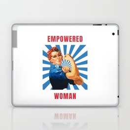 Empowered Woman | Rosie the Riveter Retro Comic Art Laptop Skin