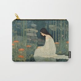 Girl in Pond Carry-All Pouch