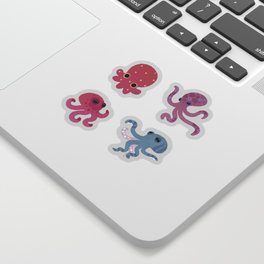 Octopus - dark Sticker