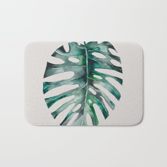 Monstera Leaf Bath Mat