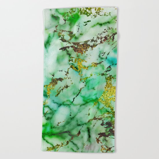 Marble Effect #3 Beach Towel