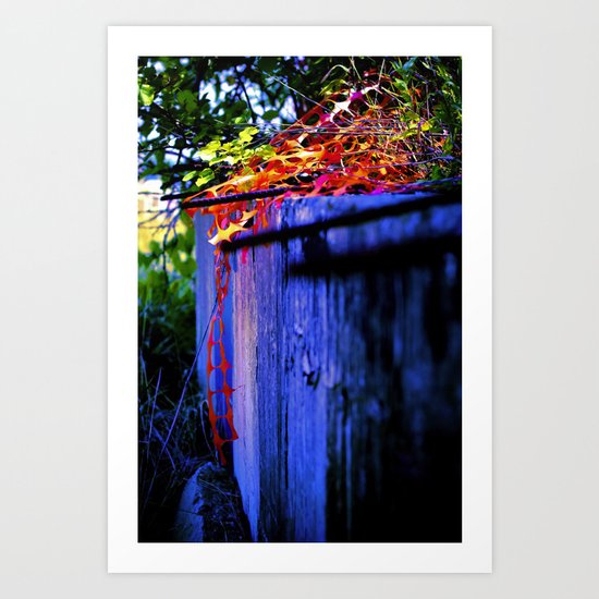 Plastic Cascade Art Print