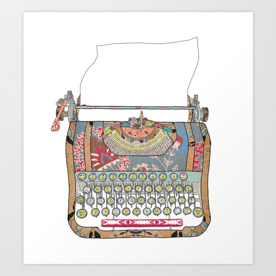 I DON'T KNOW WHAT TO WRITE YOU Art Print