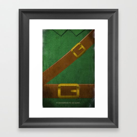 Video Game Poster: Adventurer Framed Art Print