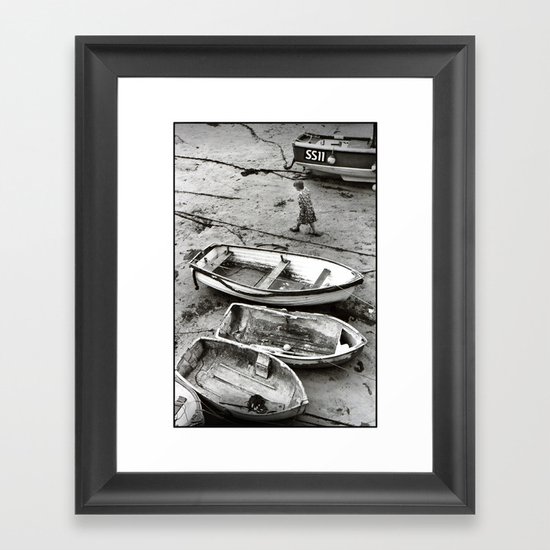 Against the Tide Framed Art Print